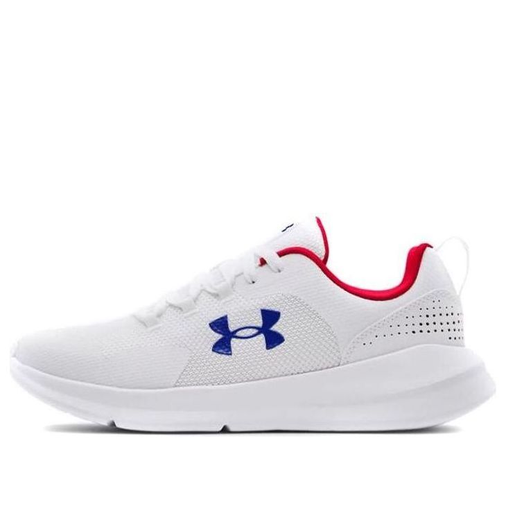 Under Armour Unisex Essential Low-Top Running Shoes White/Blue 3022954-106