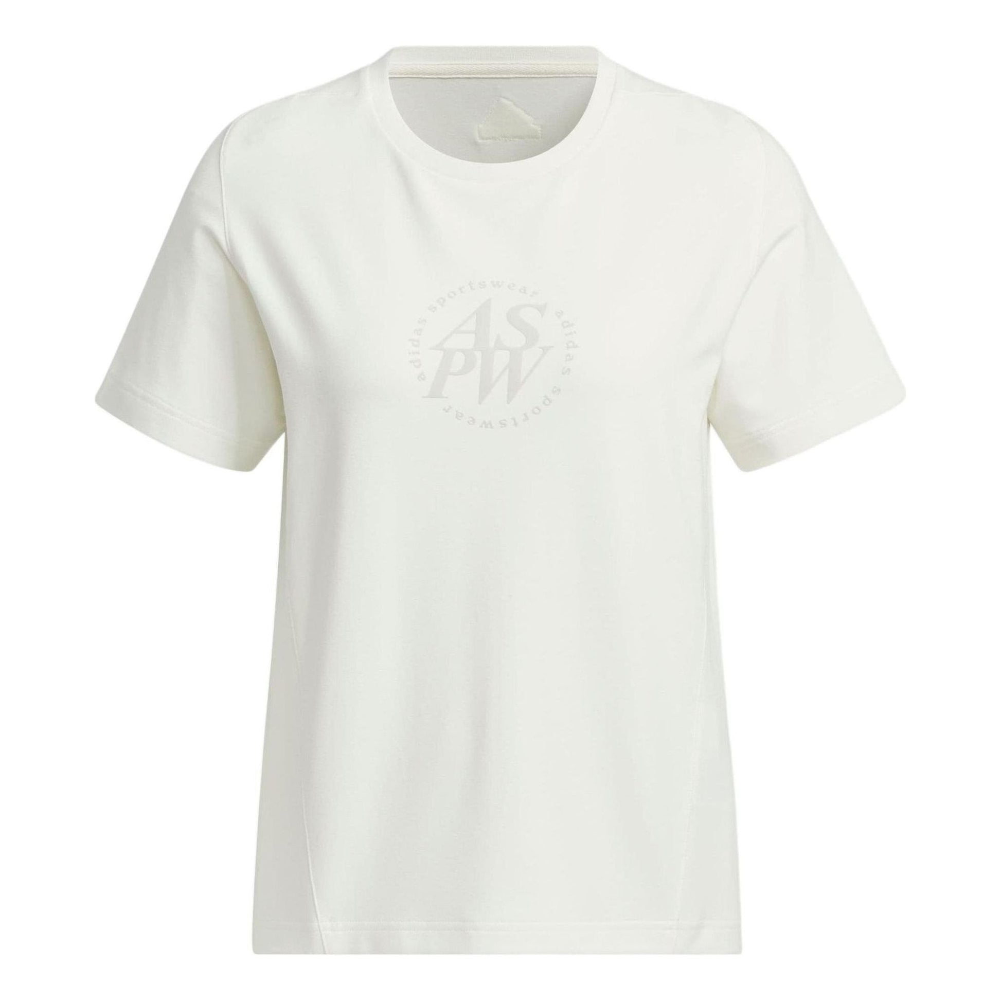 (WMNS) adidas Letter Printed T-Shirt Asia Sizing 'White' JJ3587