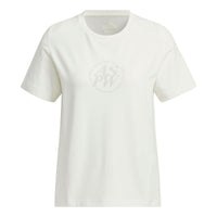 (WMNS) adidas Letter Printed T-Shirt Asia Sizing 'White' JJ3587
