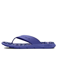 (WMNS) Under Armour Ignite Marbella Graphic Sandal 'Baja Blue Camo' 3026031-400