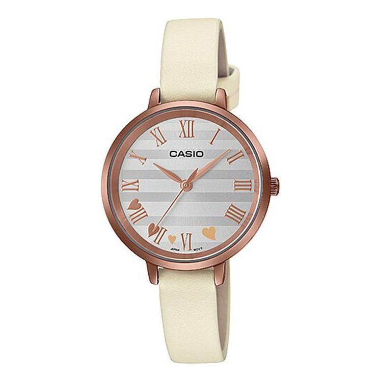 CASIO Quartz Movement Strap Stainless Steel Case Silver Dial Watch Analog LTP-E160RL-7A
