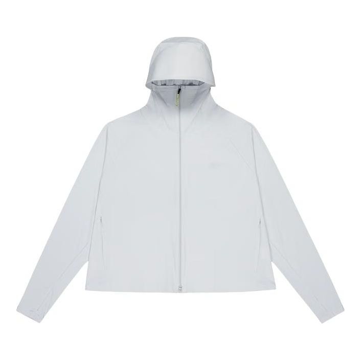 New Balance Full Zip Sunscreen Jacket Asia Sizing 'Grey' MDE24222-GR