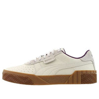 (WMNS) PUMA Cali Board Shoes White/Brown/Purple 372128-01