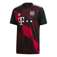 adidas Soccer/Football Sports Jersey Short Sleeve Bayern Munich Away Fan Edition Couple Style Black FN1949