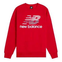 New Balance Men's New Balance Knit Logo Pattern Long Sleeves Red AMT01902