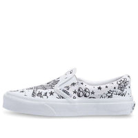 (PS) Vans Classic Slip-on Cartoon 'Black White' VN0A4BUT1IU