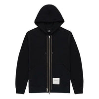 Men's Converse x Slam Jam Crossover Back Logo Sports Hooded Jacket Black 10022282-A01