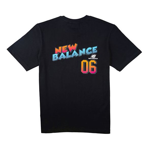 New Balance Men's New Balance NB Athleisure Casual Sports Round Neck Short Sleeve Version Black NEA23011-BK