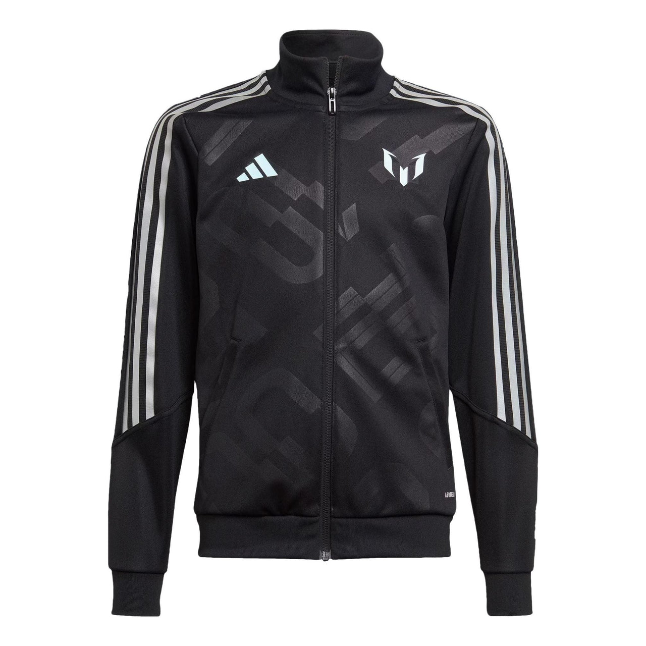 (GS) adidas Messi Jacket Asia Sizing 'Black' IJ4937