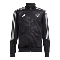 (GS) adidas Messi Jacket Asia Sizing 'Black' IJ4937