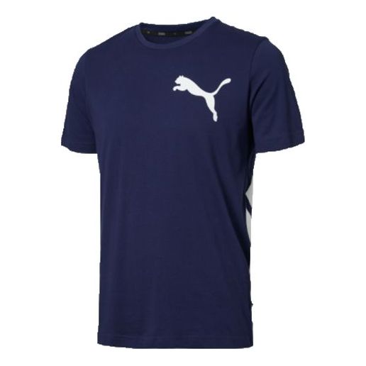 PUMA Short Sleeve Big Logo Blue 855072-06