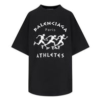 Balenciaga Printing Round-neck Black 641532TJVK61070