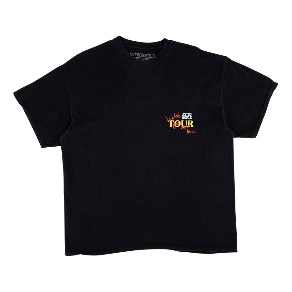 Travis Unisex Scott Cactus Jack Astroworld Logo Printing Black TC-28