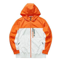 Skechers x SKX Hoodied Woven Jacket 'White Orange' L121M159-0019