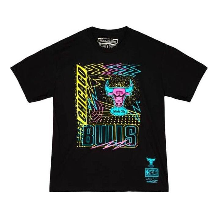 Mitchell & Ness x NBA Chicago Bulls T-shirt 'Black' BMTRDP21023-CBUBLCK