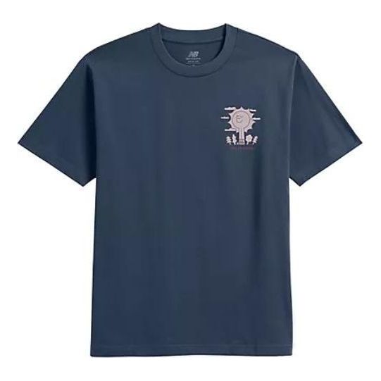 New Balance Hiker Relaxed T-Shirt Asia Sizing 'Navy' MT31628-NNY