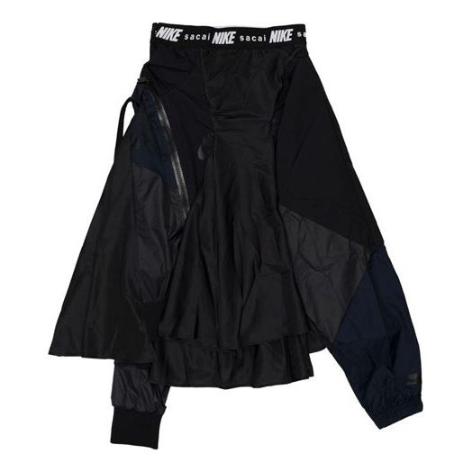 (WMNS) Nike x sacai Skirt 'Black Dark Obsidian' CD6299-012