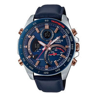 Men's CASIO EDIFICE Series Classic Watch Business Mens Blue Analog ECB-900BL-2A