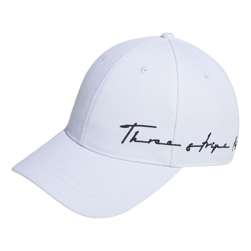 adidas Wording Twill Cap 'White' HA5855