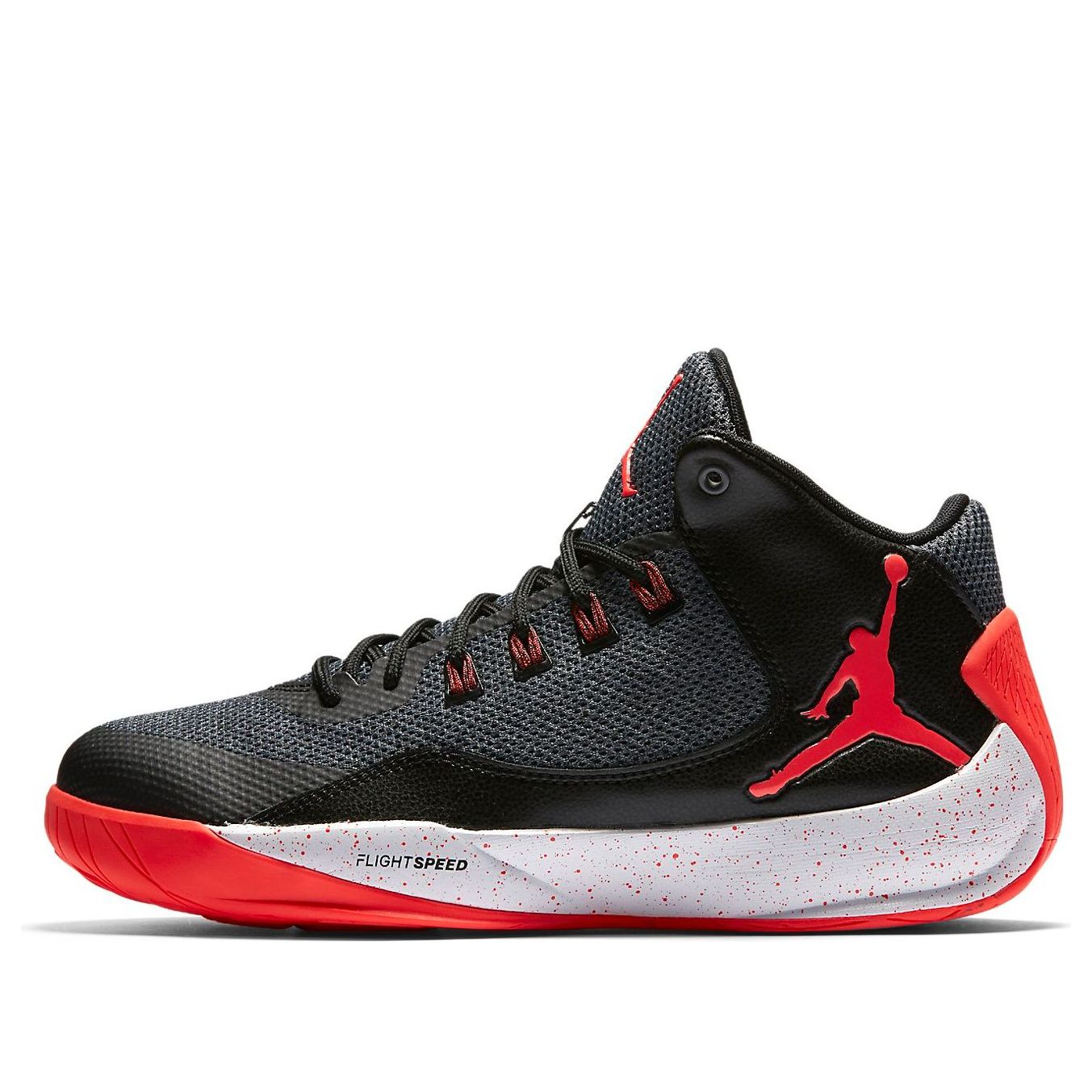 Air Jordan Rising High 2 Sneakers Black/Red/White 844065-006