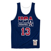 Mitchell & Ness NBA Chris Mullin Team USA 1992 Reversible Practice Jersey #13 ARPJGS18438-USANAVY92CMU
