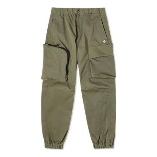 Converse Stretch Woven Pants Asia Sizing 'Olive Green' 10024872-A03