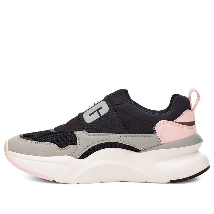 (WMNS) UGG LA Flex 'Black Gray Pink' 1119890-BSL