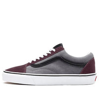 Vans Customs Color Block Old Skool 'Grey Red' VN0A3CST051