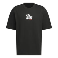 adidas China T-Shirt Asia Sizing 'Black White' JI6838