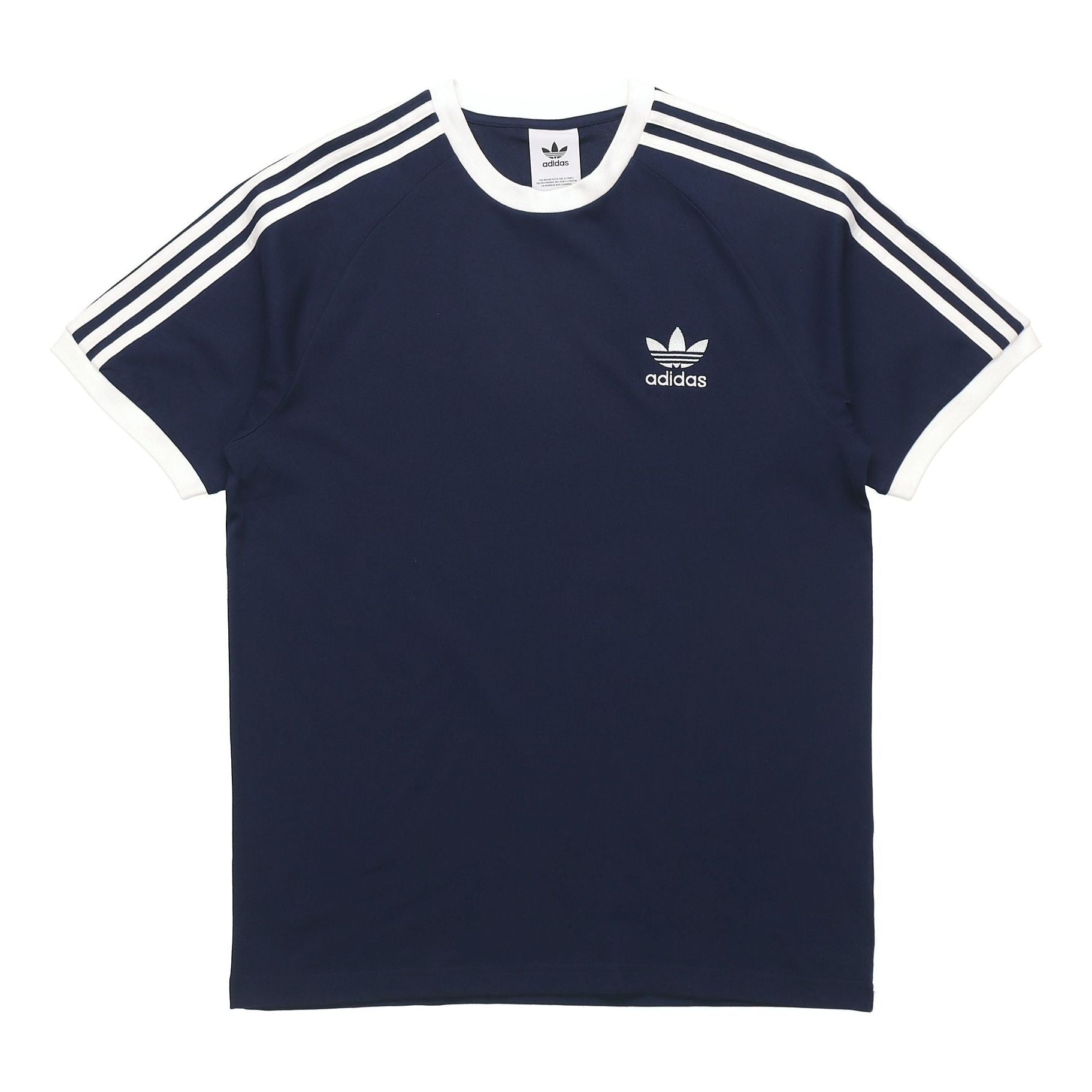 adidas originals Sports Round Neck Knit Short Sleeve Navy Blue GT9917