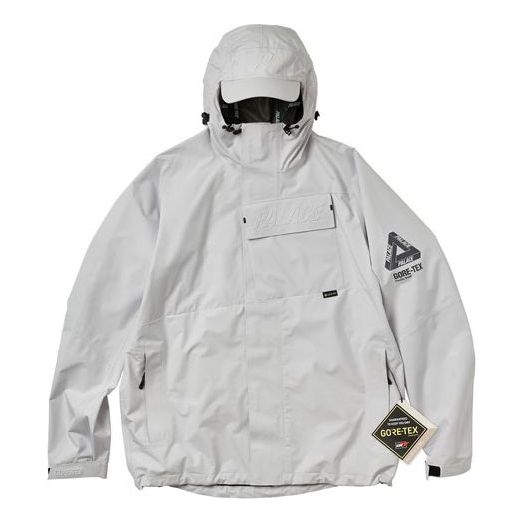 PALACE GORE-TEX P Cap Jacket Micro Mark Casual Hooded Jacket Lime Grey P20GT005