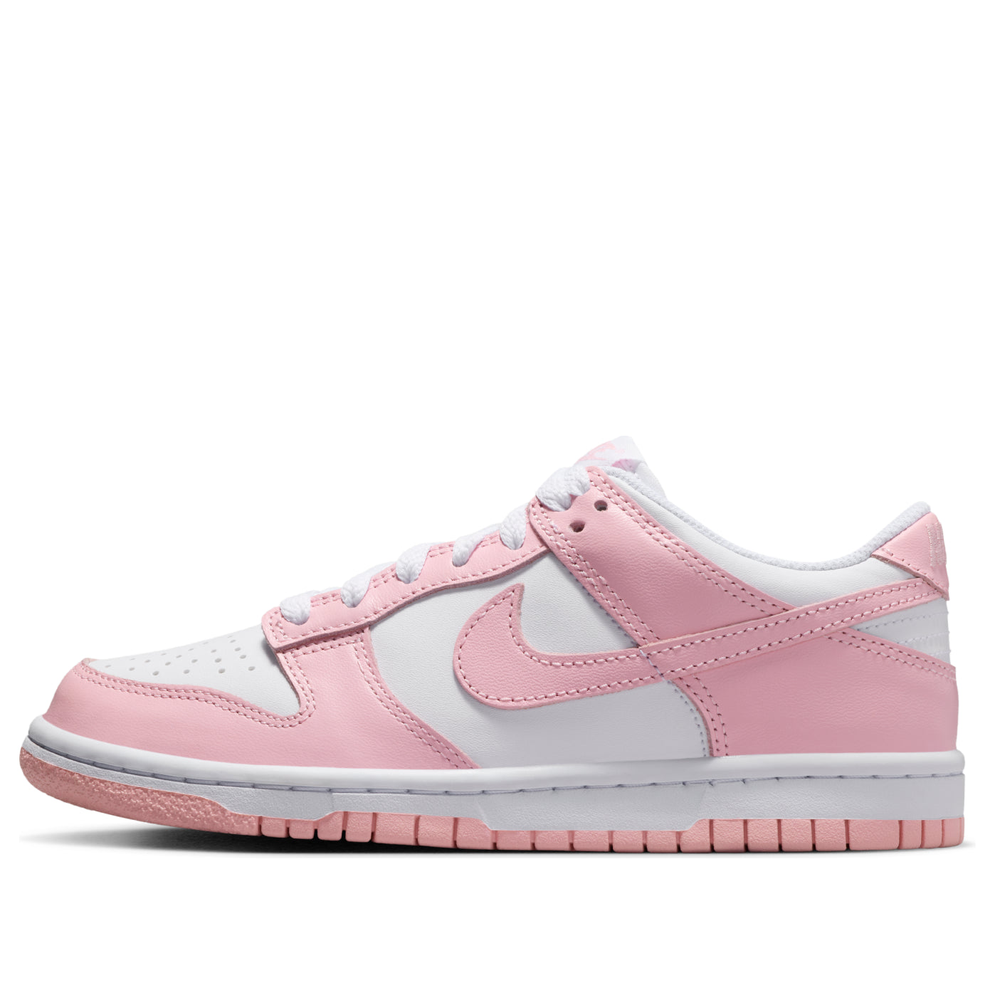 (GS) Nike Dunk Low 'White Medium Soft Pink' FB9109-125
