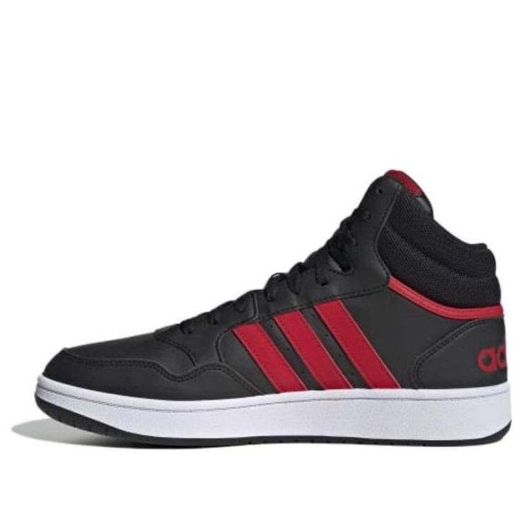 adidas Hoops 3.0 Mid 'Black Scarlet' ID9835