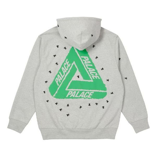PALACE Fly Hood Logo Printing Unisex Gray P20CS030