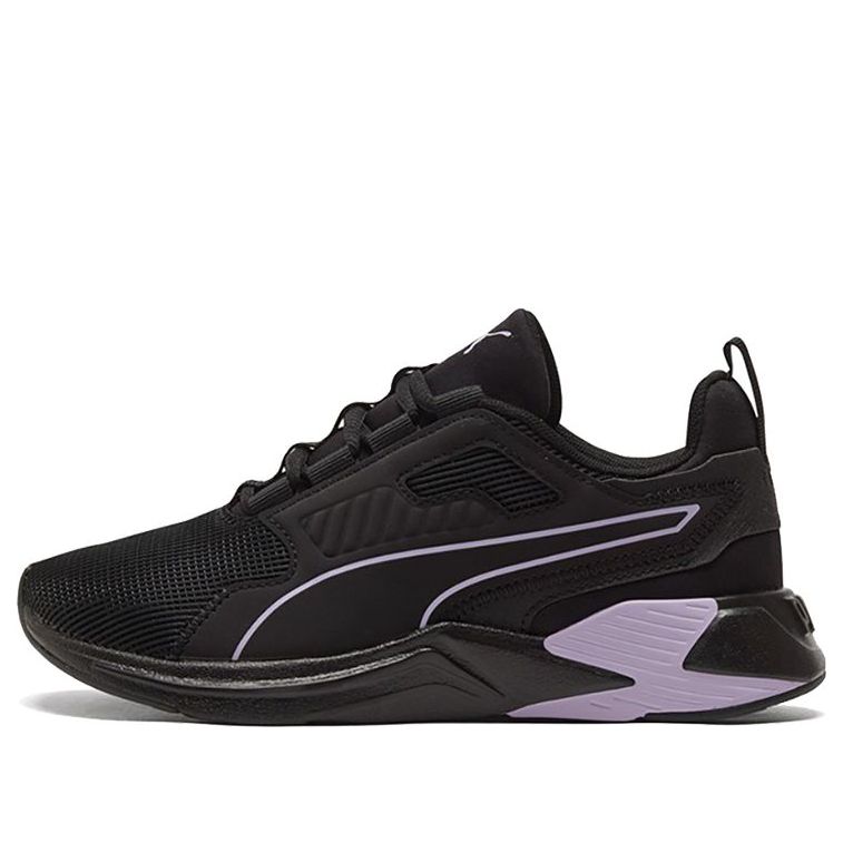 (WMNS) PUMA Disperse Xt Low Top Running Shoes Black/Purple 193744-10
