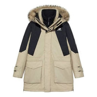 New Balance Winter Snowsuit Warm Jacket Asia Sizing 'Beige Black' NPA43121-BEI