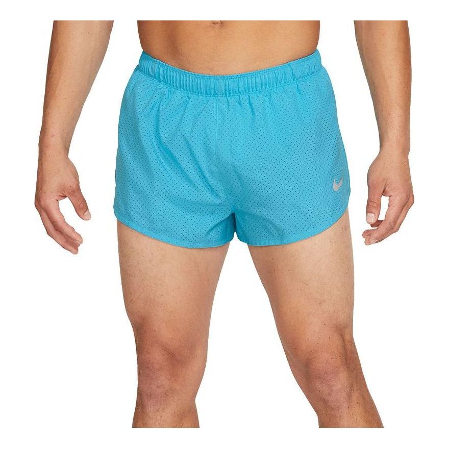 Men's Nike Sports Gym Running Solid Color Training Shorts Blue CJ7846-447