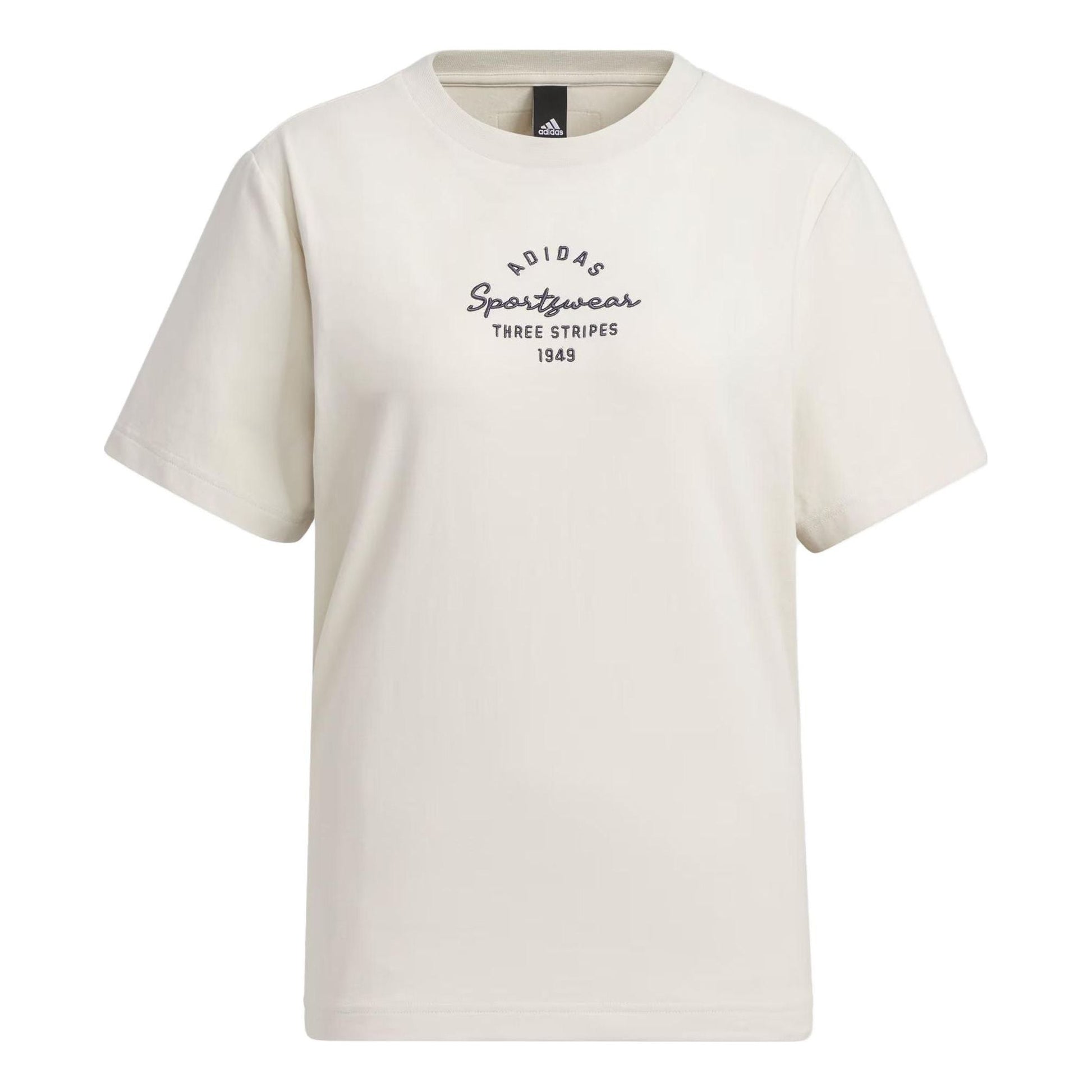 (WMNS) adidas Sportswear Three Stripes T-Shorts 'Beige' IS7403