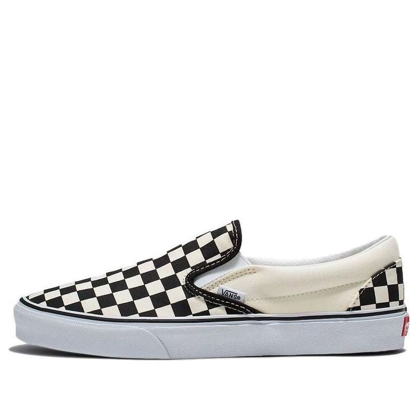 Vans Classic Slip-On Wide Checkerboard 'White Black' VN0A4BHOTYQ