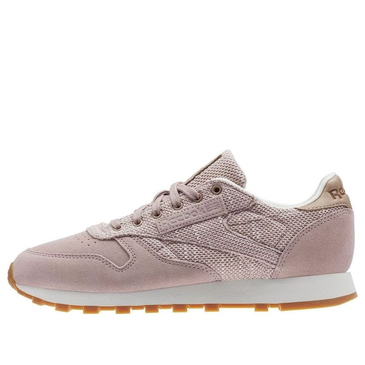 (WMNS) Reebok Classic Leather EBK Running Shoes Pink BS7951