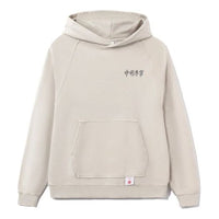 Li-Ning Catwalk Series Embroidered Logo Sports Hoodie 'Light Grey' AWDRA63-3