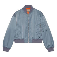 Gucci Printed Nylon Bomber Jacket 'Blue' 759627-ZAON8-4835