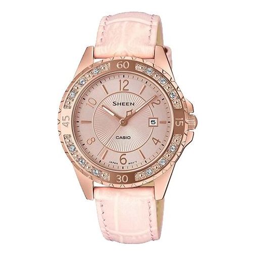CASIO SHEEN Sapphire Crystal Pink Analog SHE-4532PGL-4A