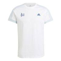 adidas Gzm Gfx T M Casual Sports Running Short Sleeve White GV3744