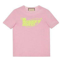 (WMNS) Gucci Cotton Jersey T-Shirt 'Pink' 723566-XJGDD-5904