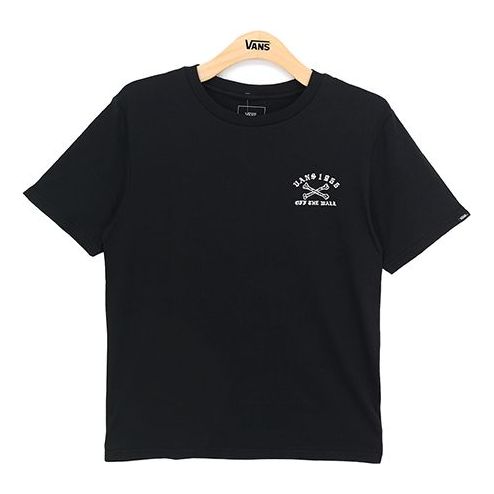 Vans Casual Round Neck Short-sleeve Men Black VN0A4UQRBLK