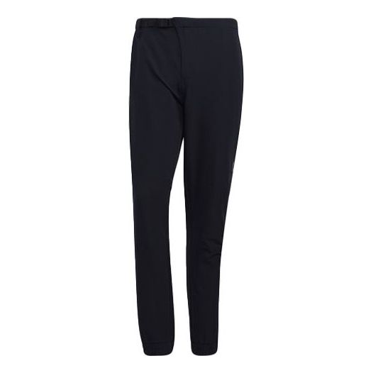 adidas Golf Sports Solid Color Loose Bundle Feet Long Pants Black GM1203