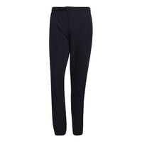 adidas Golf Sports Solid Color Loose Bundle Feet Long Pants Black GM1203