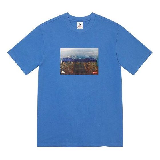 Supreme FW22 Week3 x Nike ACG Grid Tee T 'Blue' SUP-FW22-223-BLU