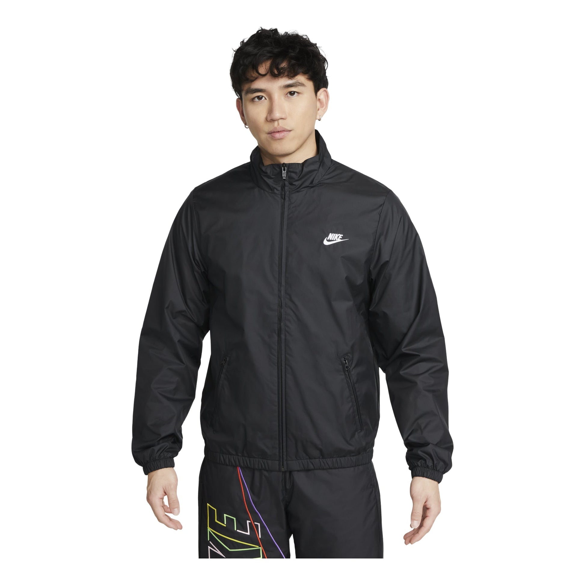 Nike Club+ Full Zip Woven Jacket 'Black' DX0673-010